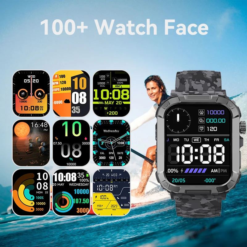 Apex Fit Sport S06 Smartwatch – 1.91" Touch Screen