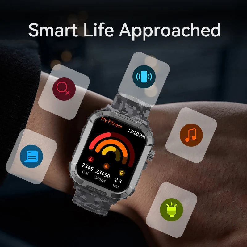 Apex Fit Sport S06 Smartwatch – 1.91" Touch Screen