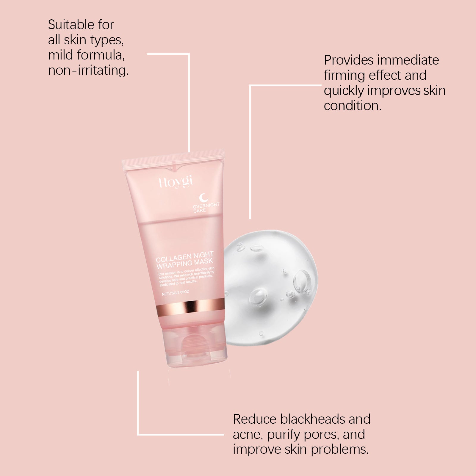 Collagen Overnight Peel-Off Facial Mask Set