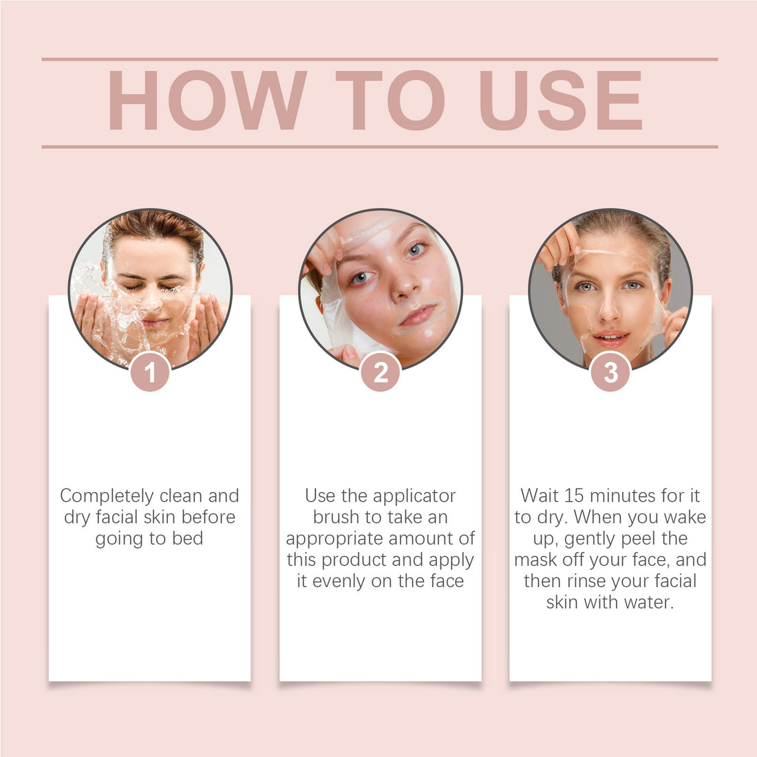 Collagen Overnight Peel-Off Facial Mask Set