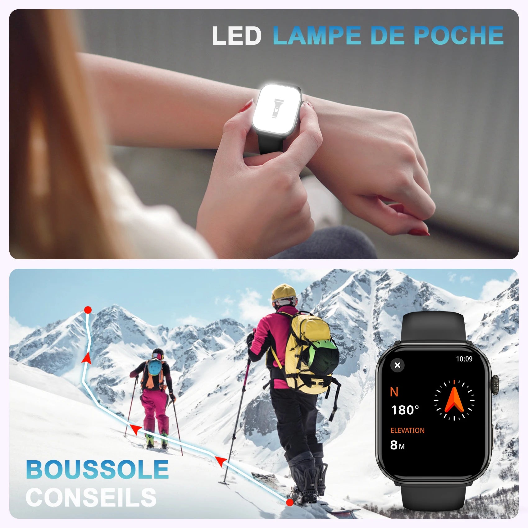 Blackview R60 Smartwatch – 1.96" AMOLED HD, Bluetooth Cal