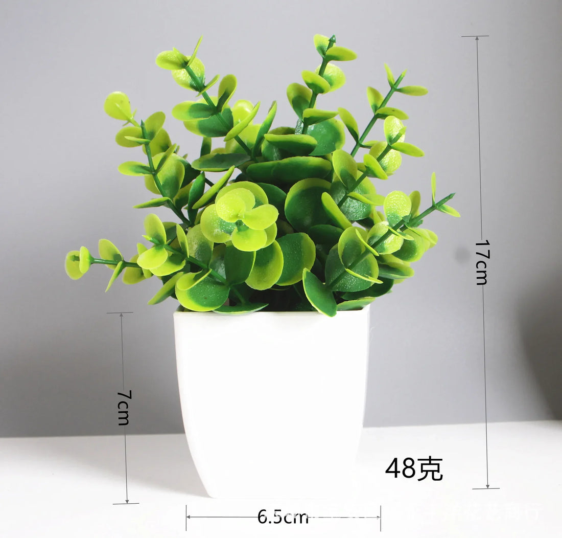 Artificial Bonsai Eucalyptus Plant