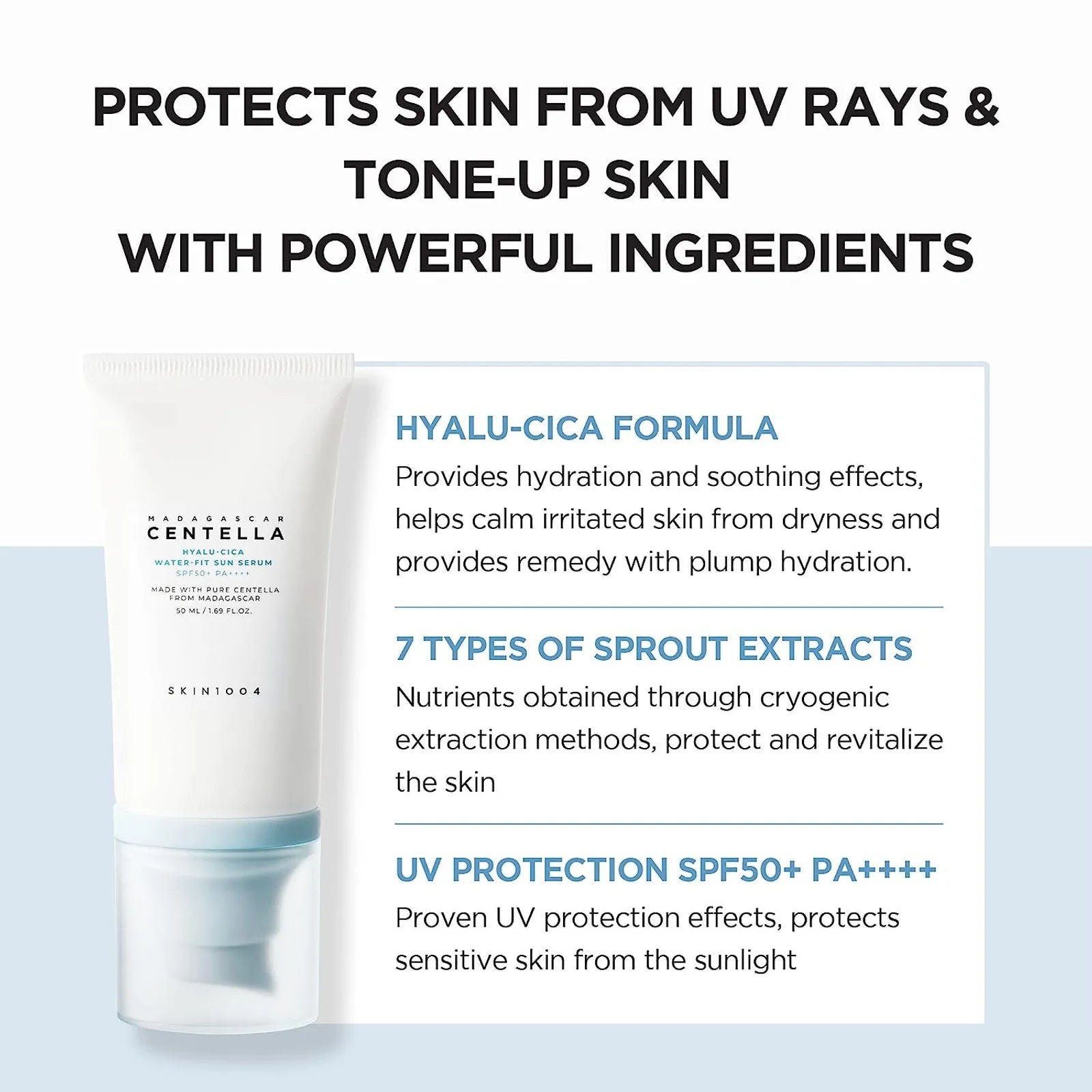 SKIN1004 Hyaluronic Acid & Centella Asiatica Water-Based Sunscreen