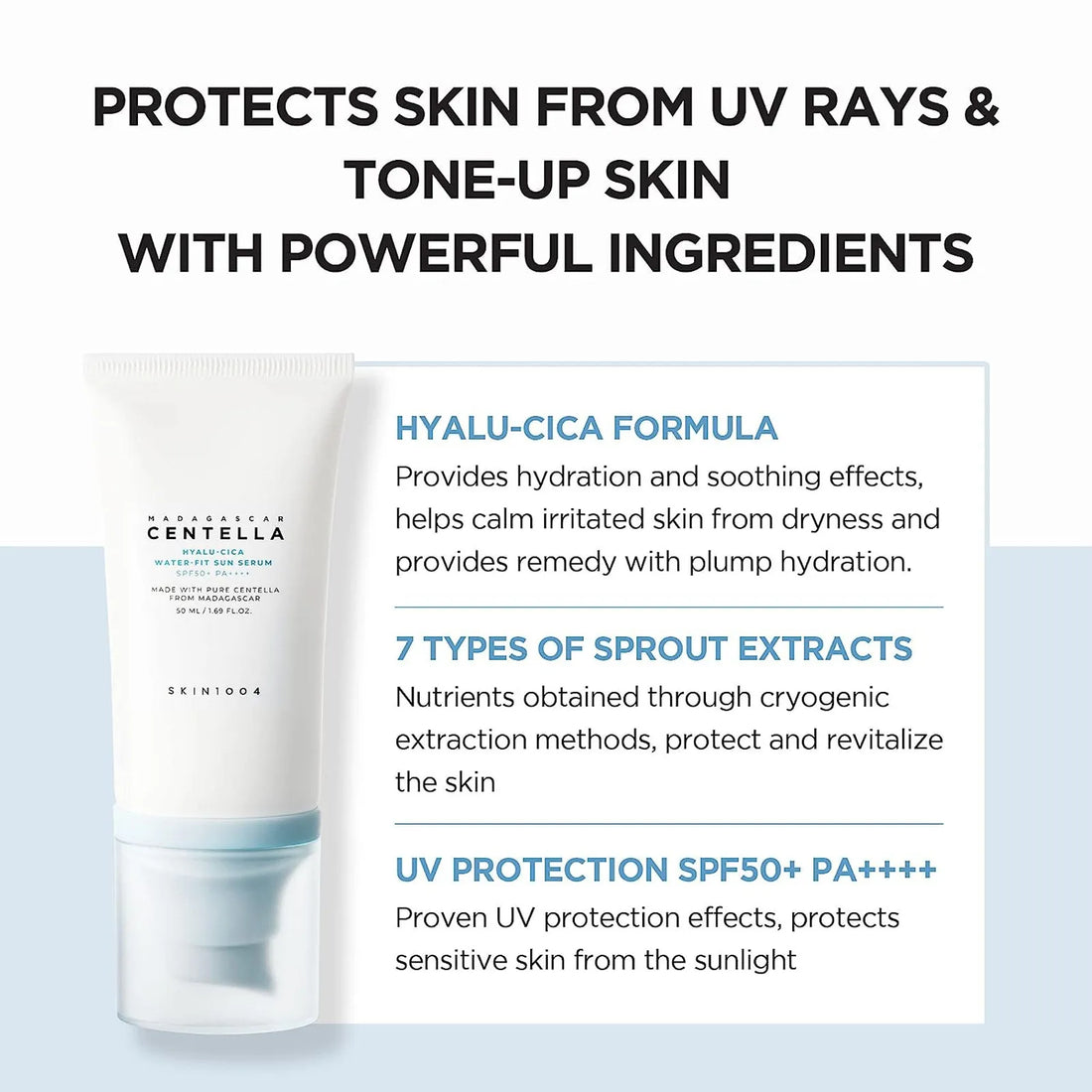 SKIN1004 Hyaluronic Acid & Centella Asiatica Water-Based Sunscreen