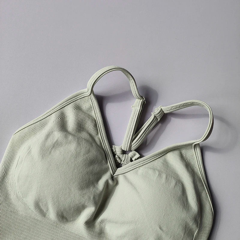 Women's Seamless Yoga Set – Hip-Lift Bra & Leggings, Quick-Dry
