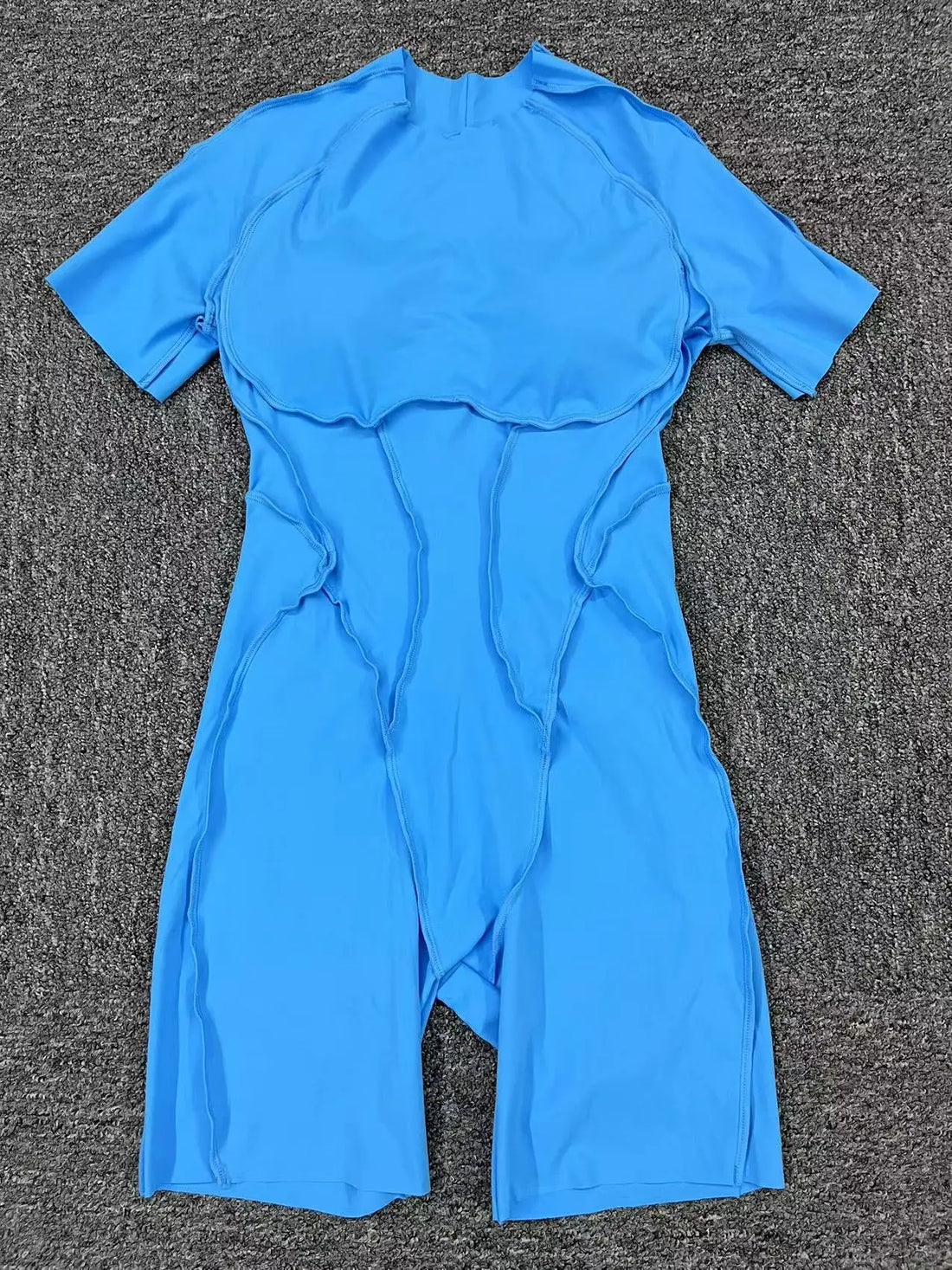 Women's Backless Scrunch Yoga Jumpsuit – Short Fitness Romper Sportswear