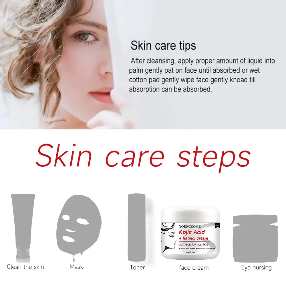 Kojic Acid + Retinol Anti-Aging Cream