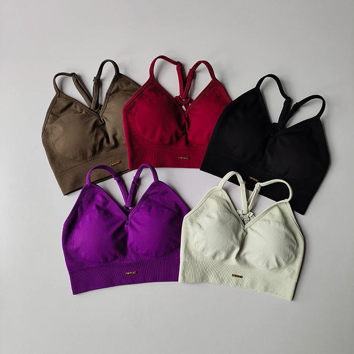 Women's Seamless Yoga Set – Hip-Lift Bra & Leggings, Quick-Dry