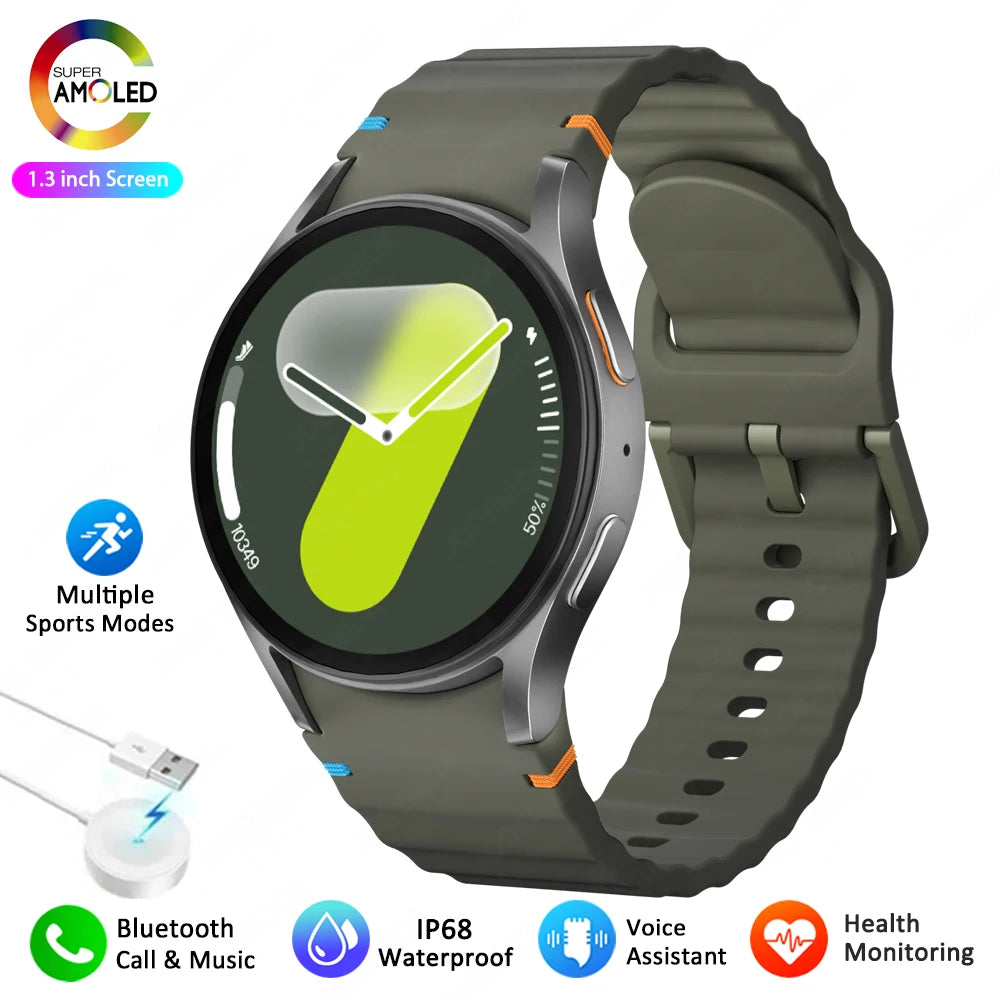 Galaxy Watch 7 Smartwatch – HD AMOLED, Fitness Tracker, Waterproof, Bluetooth Calls