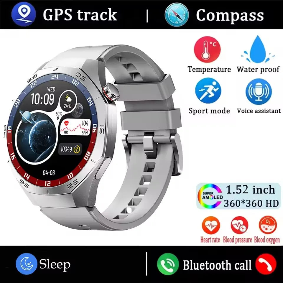 Huawei GT5 Pro Smartwatch – AMOLED, GPS, Heart Rate & Bluetooth Calling