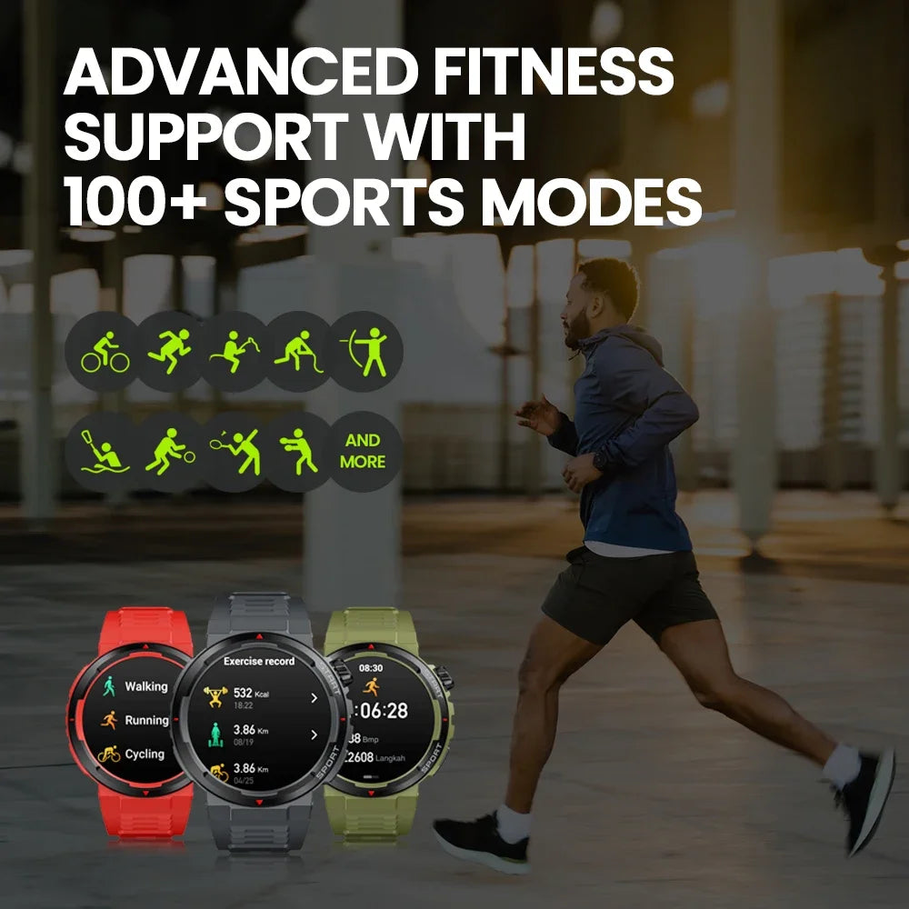 Zeblaze Ares 3 Plus Smartwatch – 1.43" HD AMOLED