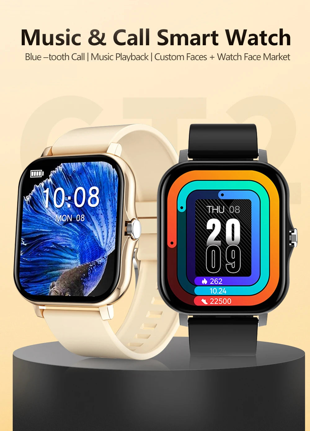 Sport Smart Watch – Bluetooth Call