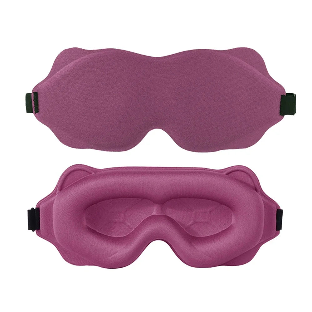 3D Sleep Mask – Soft Padded Light-Blocking Eye Shade