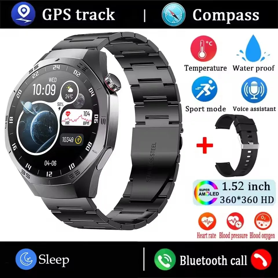 Huawei GT5 Pro Smartwatch – AMOLED, GPS, Heart Rate & Bluetooth Calling