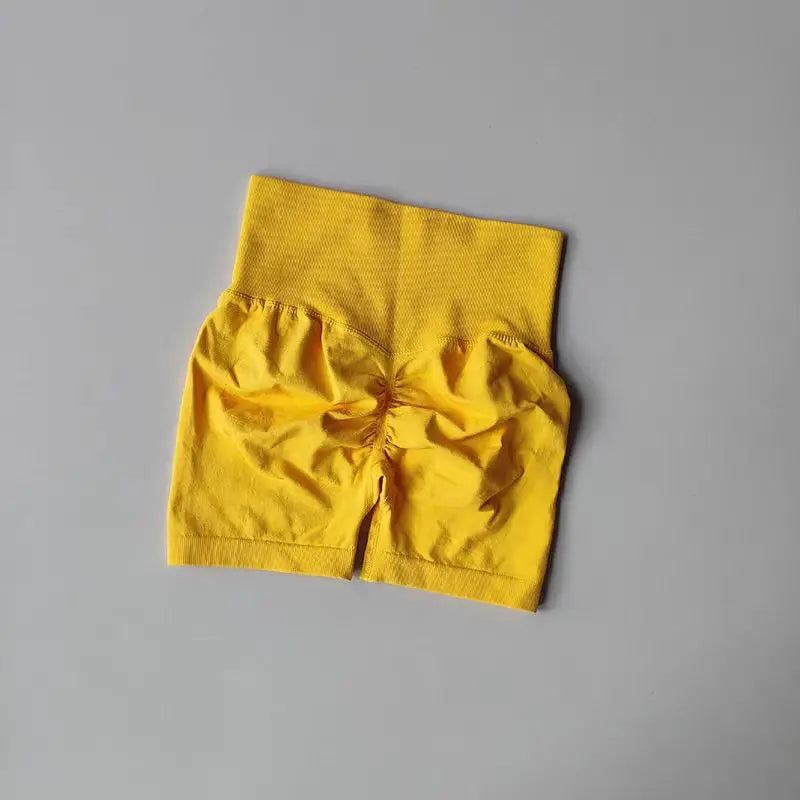 Summer High-Waist Women's Yoga Shorts Breathable Fitness Butt Lits