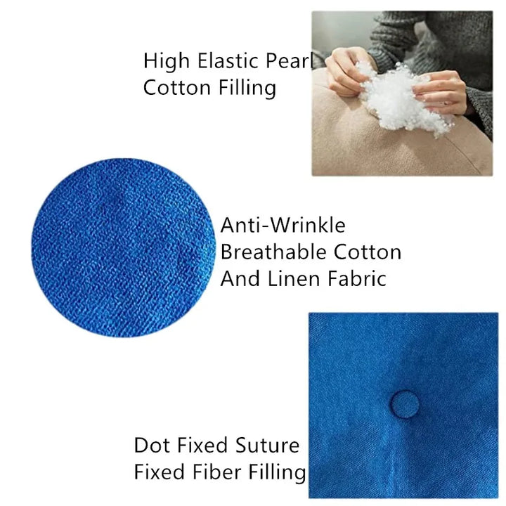 Solid Color Floor Seat Pillow