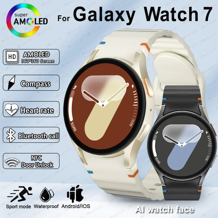 Galaxy Watch 7 Smartwatch – HD AMOLED, Fitness Tracker, Waterproof, Bluetooth Calls