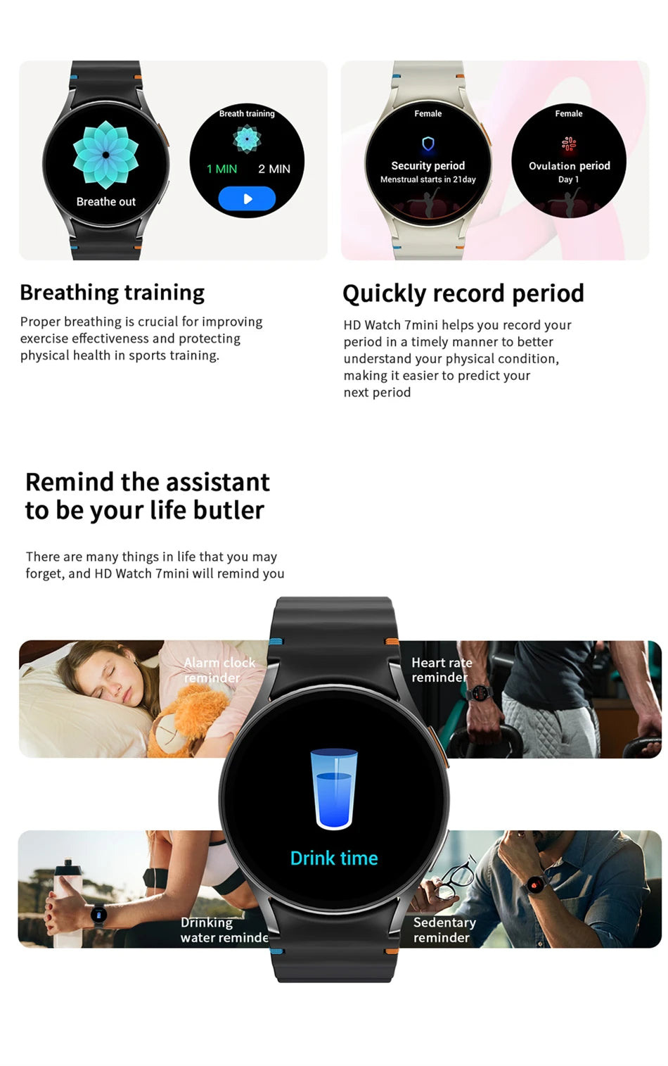 Galaxy Watch 7 Smartwatch – HD AMOLED, Fitness Tracker, Waterproof, Bluetooth Calls
