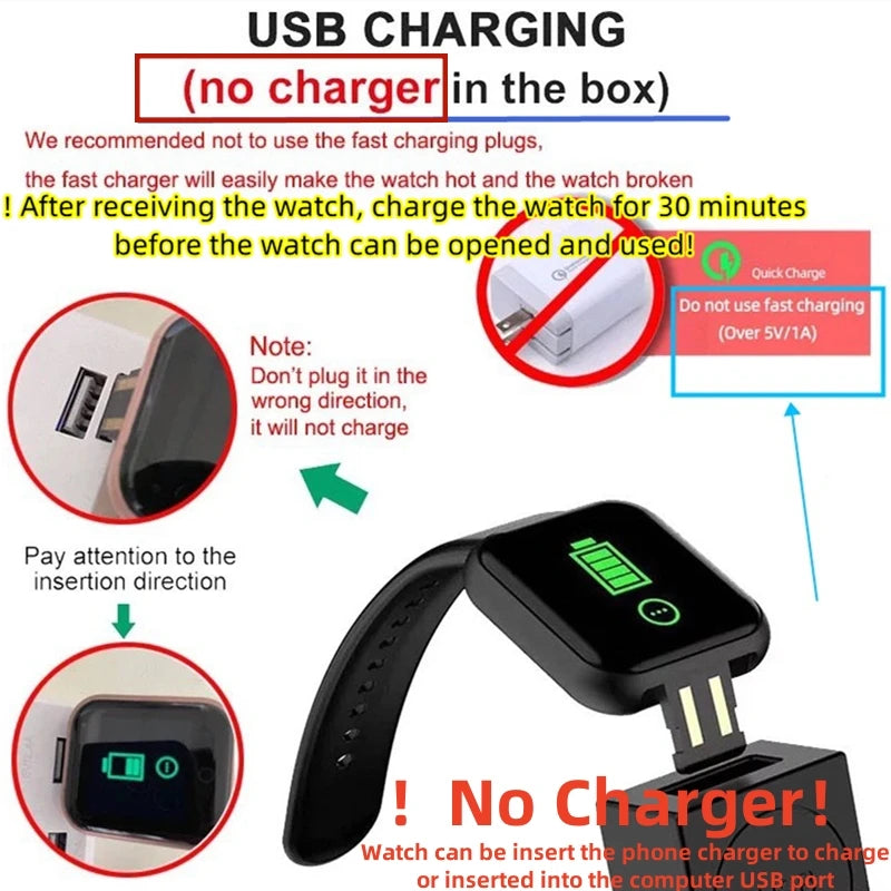 Y68 Smart Watch – Bluetooth Music Control