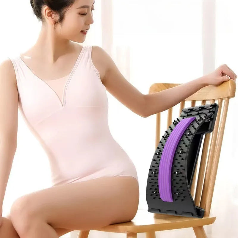 Back & Lumbar Stretching Device – Yoga Fitness Massager