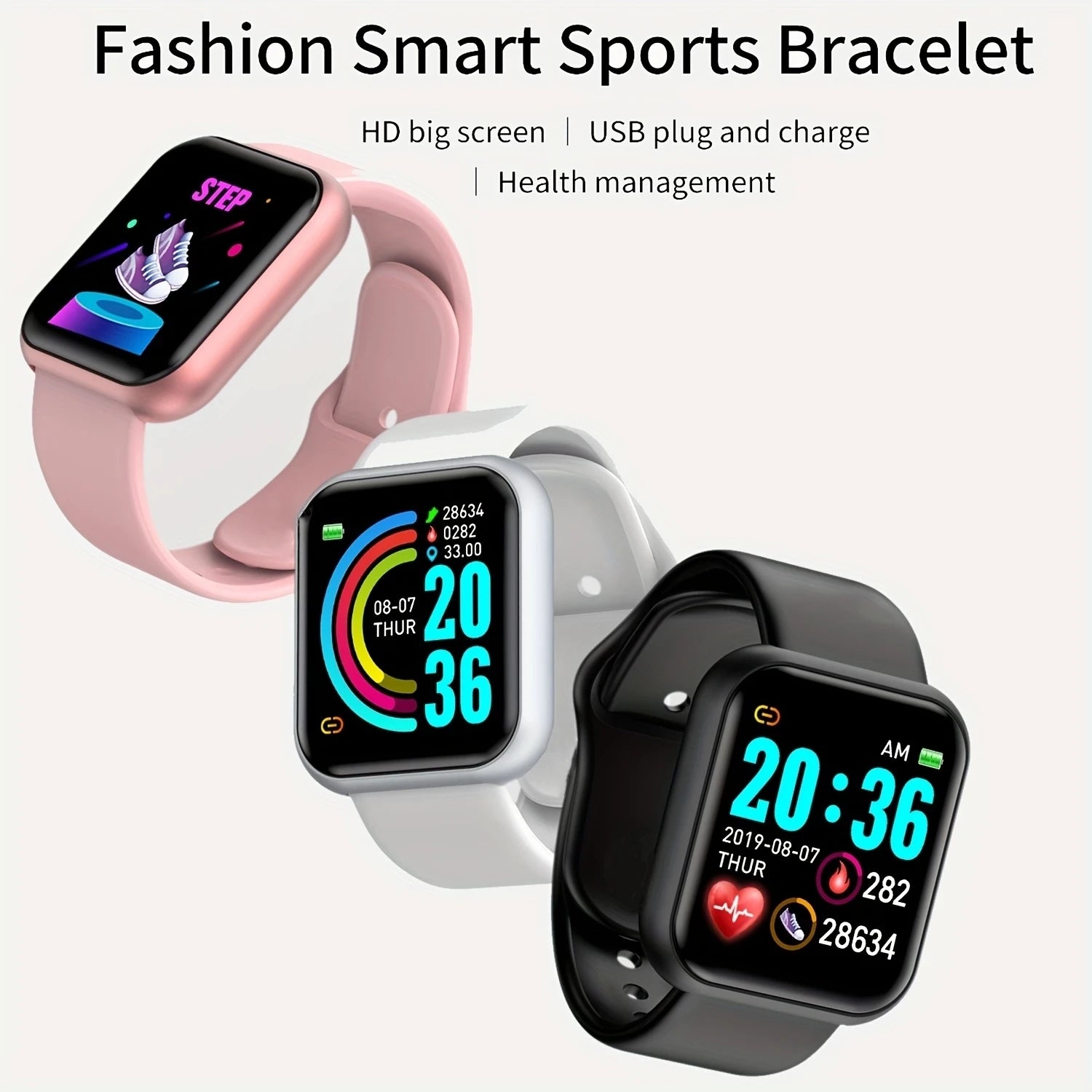 Y68 Smart Watch – Bluetooth Music Control