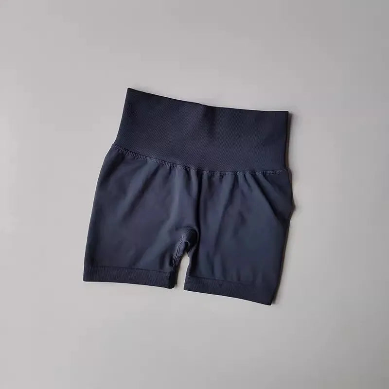 Summer High-Waist Women's Yoga Shorts Breathable Fitness Butt Lits