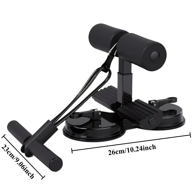 Adjustable Sit-Up Bar with Suction Base