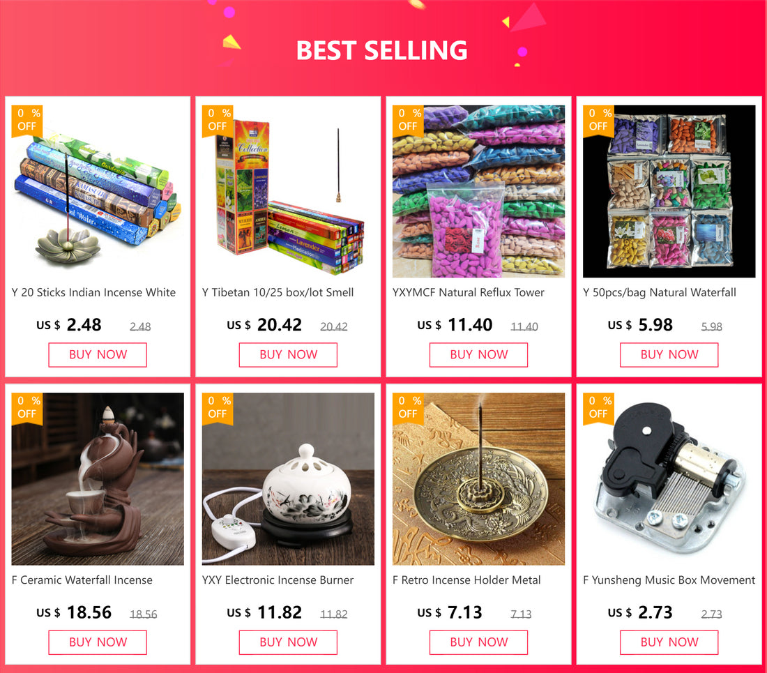 20-Pack Indian Incense Sticks