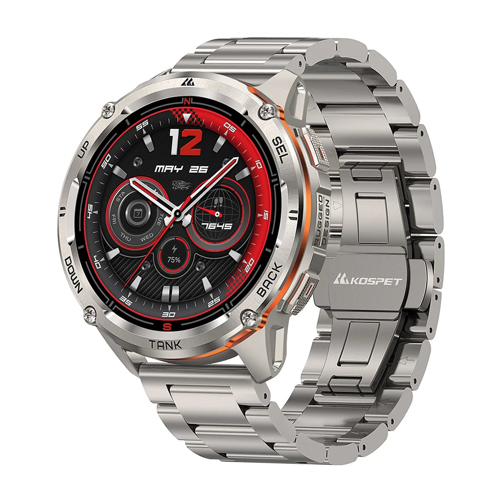 KOSPET TANK T3 Ultra 2 – GPS Smartwatch with Compass