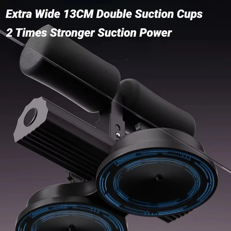 Adjustable Sit-Up Bar with Suction Base