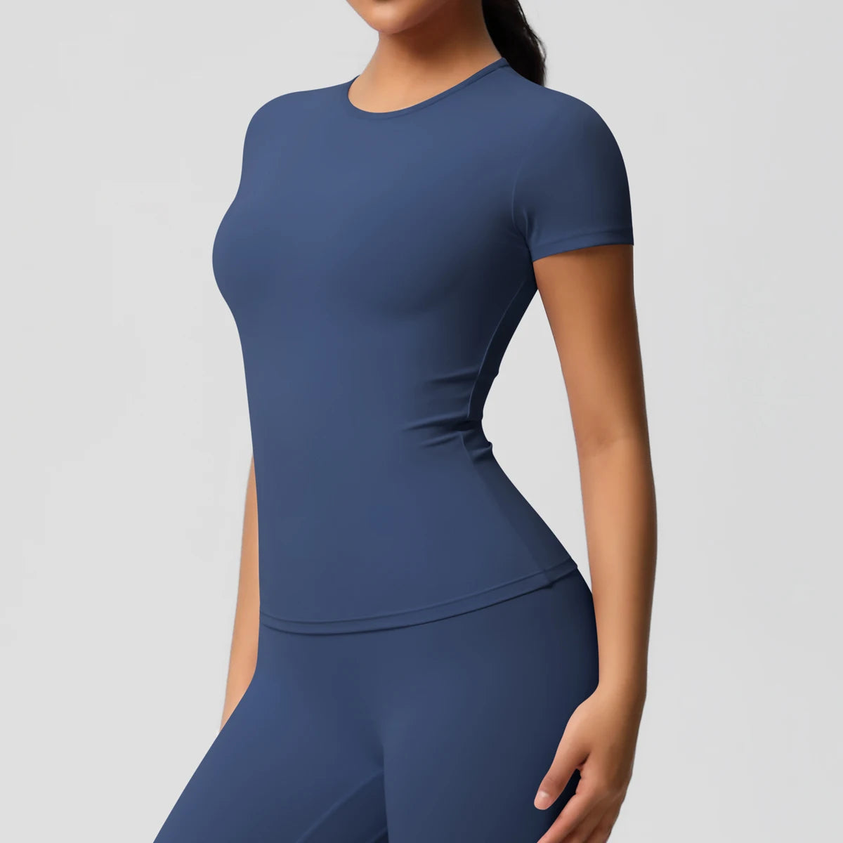 Women’s Dry-Fit Sports Top – Breathable, High-Elastic Fitness T-Shirt