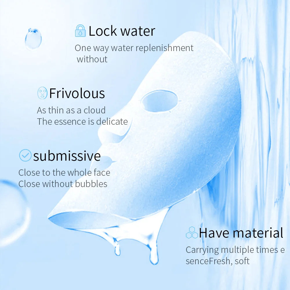 20pcs BIOAQUA Centella Collagen Face Masks