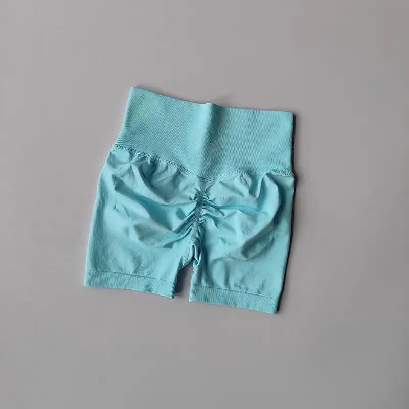 Summer High-Waist Women's Yoga Shorts Breathable Fitness Butt Lits