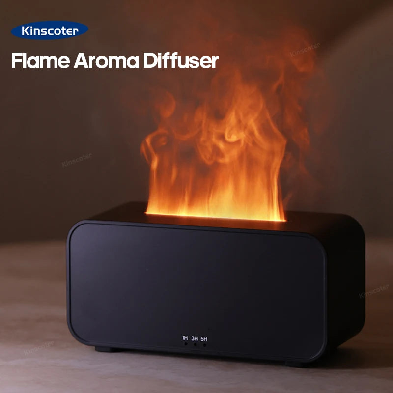Mini Aromatherapy Flame Simulation Humidifier
