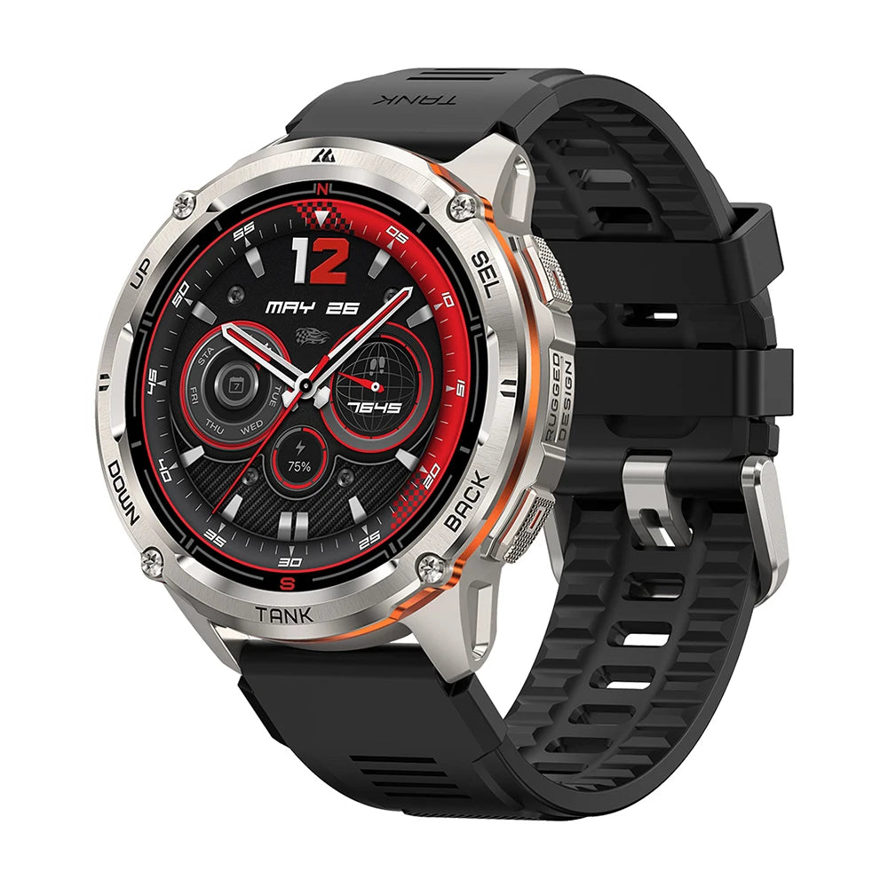 KOSPET TANK T3 Ultra 2 Smartwatch – GPS, AMOLED, Waterproof, 60-Day Battery