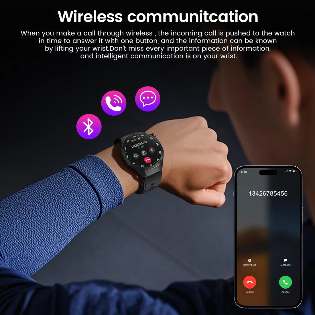 Huawei GT5 Pro Smartwatch – AMOLED, GPS, Heart Rate & Bluetooth Calling