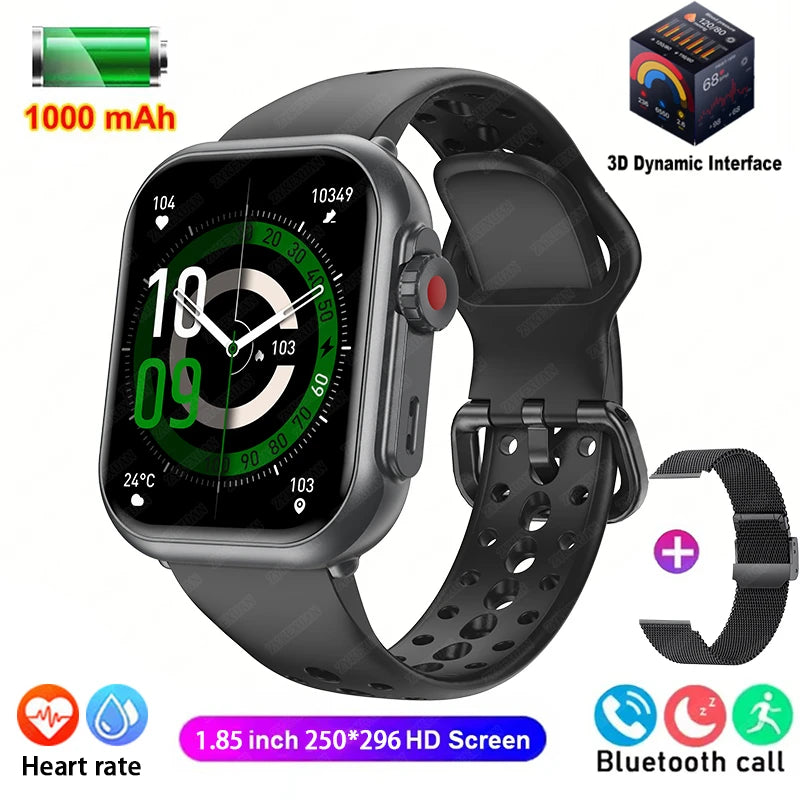 Watch Ultra 2 SE Smartwatch – 1000mAh, AMOLED, GPS, Bluetooth Call, Waterproof