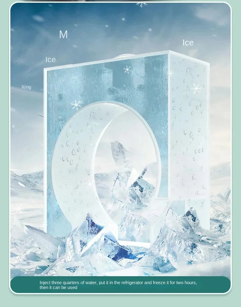 Portable Desktop Air Conditioner Fan – Personal Cooling Mini AC with Humidifier