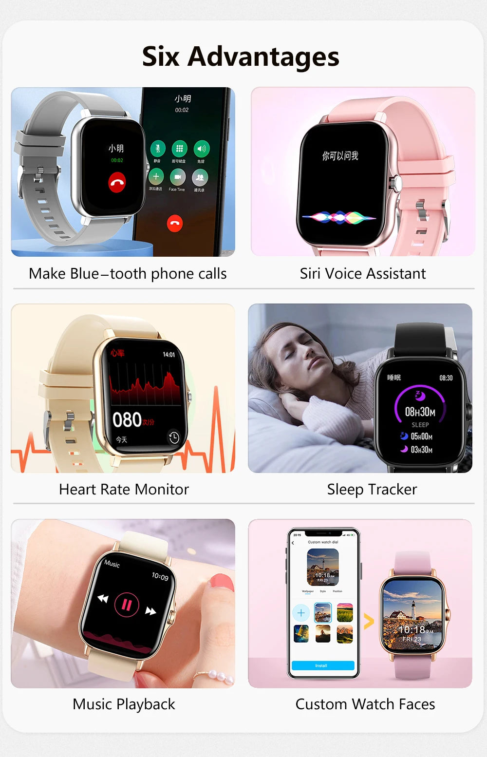 Sport Smart Watch – Bluetooth Call
