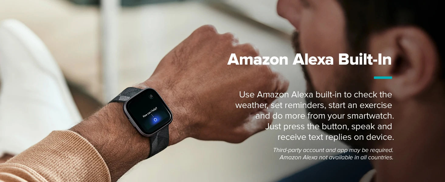 Fitbit Versa 2 – Health & Fitness Smartwatch with Alexa
