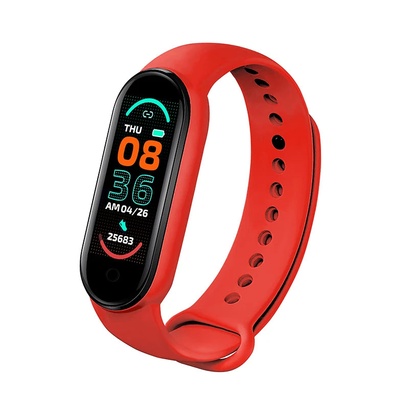 M6 Smart Watch – Fitness Tracker, Heart Rate & Blood Pressure Monitor