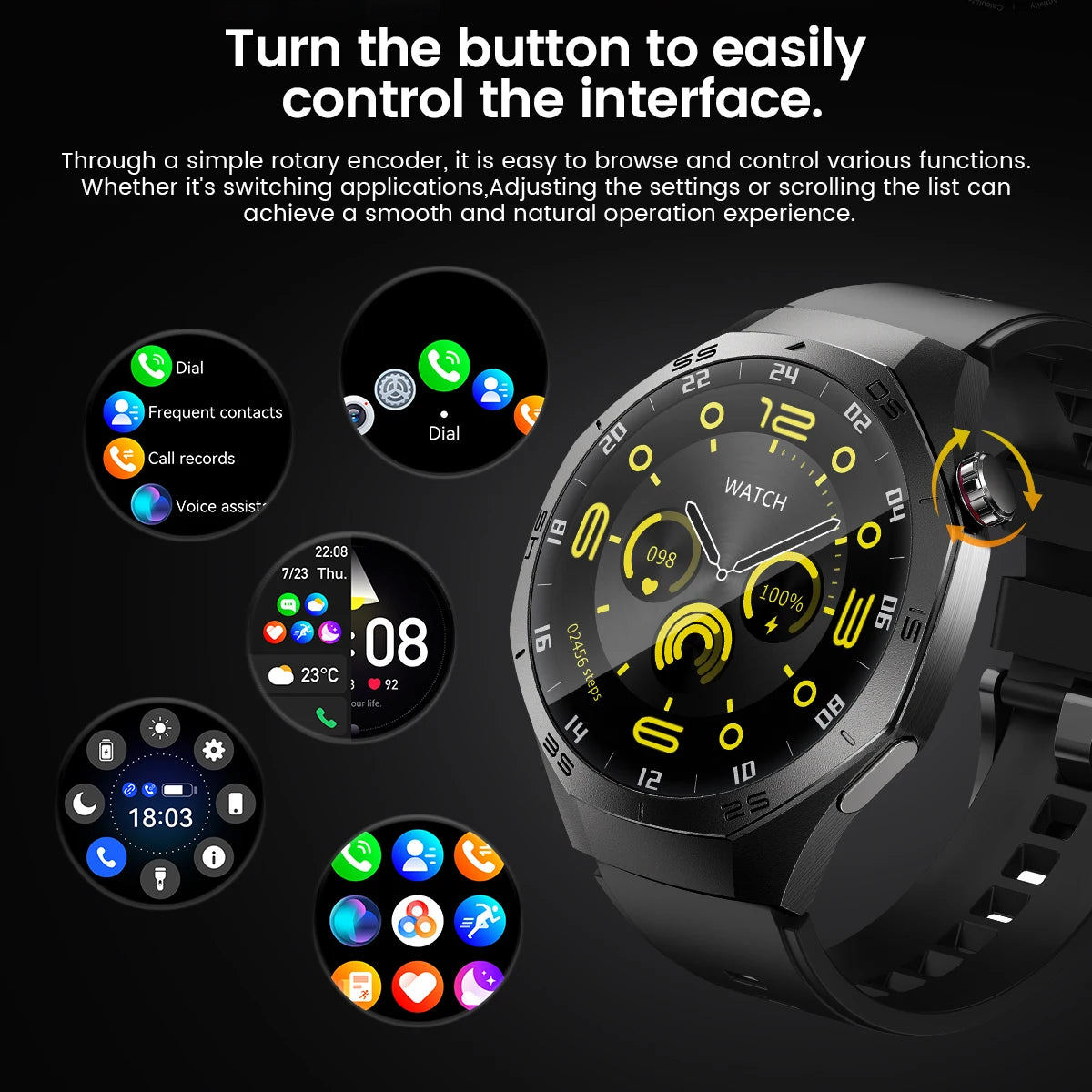 Huawei GT5 Pro Smartwatch – AMOLED, GPS, Heart Rate & Bluetooth Calling