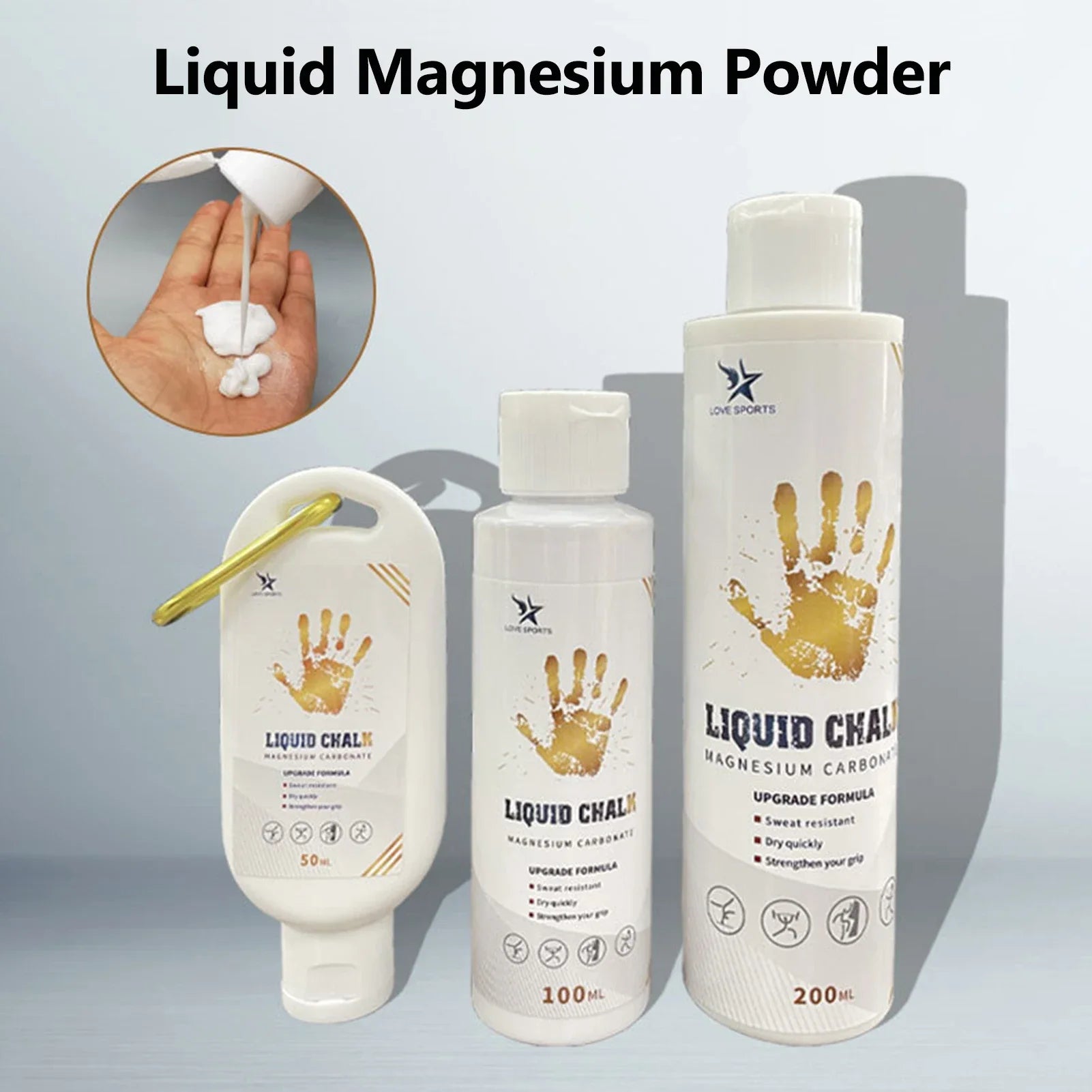 Liquid Chalk – Sports Magnesium Grip for Weightlifting