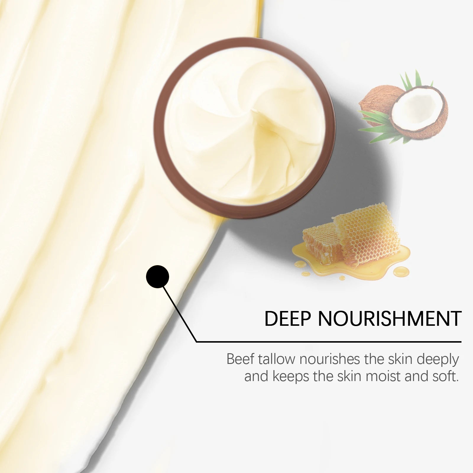 Beef Tallow Face Cream – Long-Lasting Moisturizing