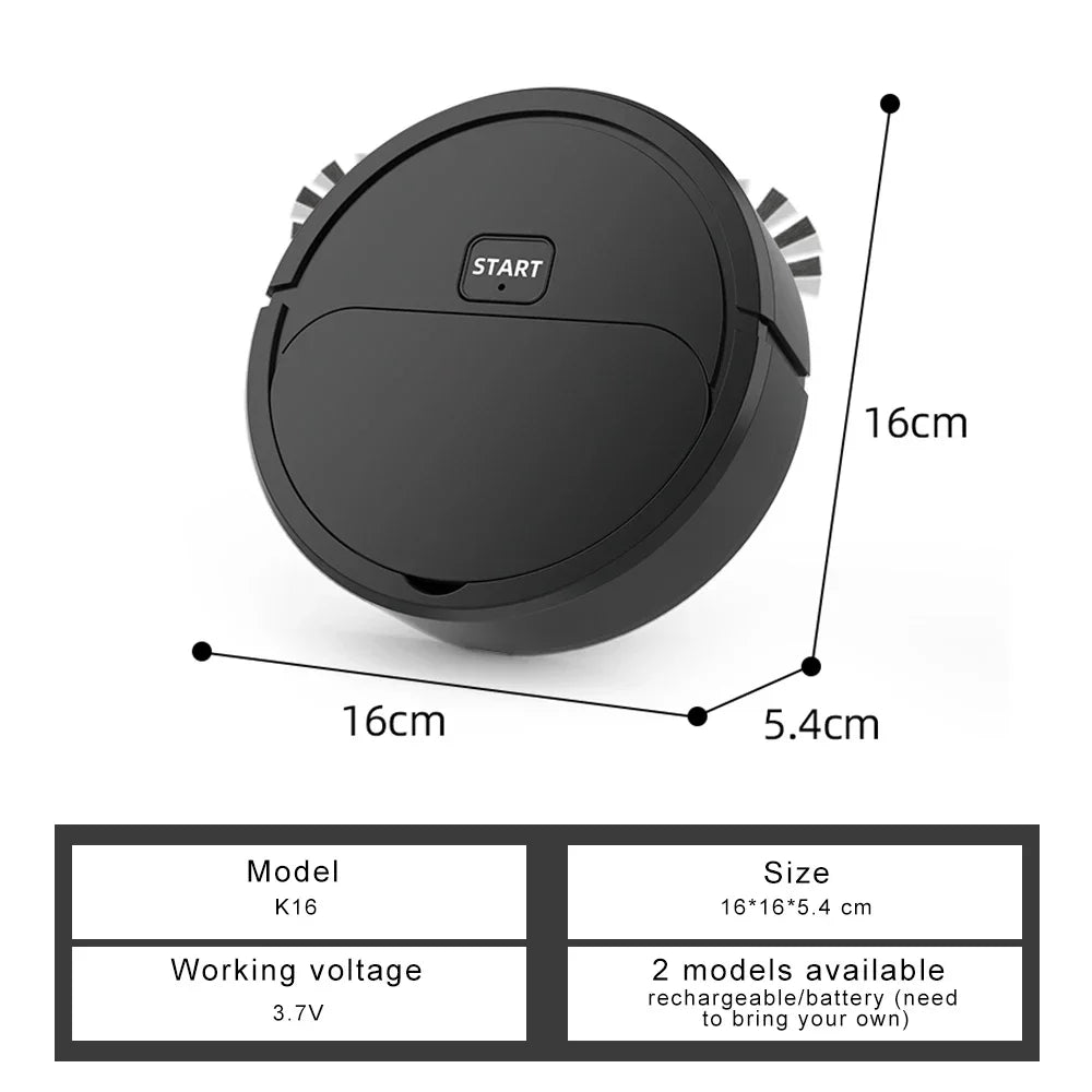Smart Robotic Vacuum Cleaner – Sweeping, Mopping & USB Charging