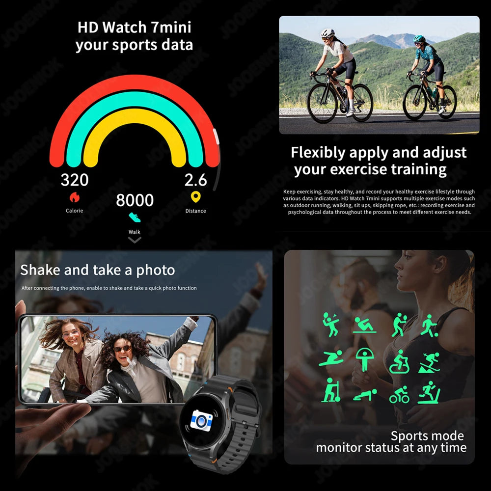 Galaxy Watch 7 Smartwatch – HD AMOLED, Fitness Tracker, Waterproof, Bluetooth Calls