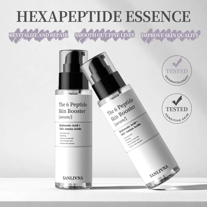 6-Piece Peptide Essence Facial Skin Care Set