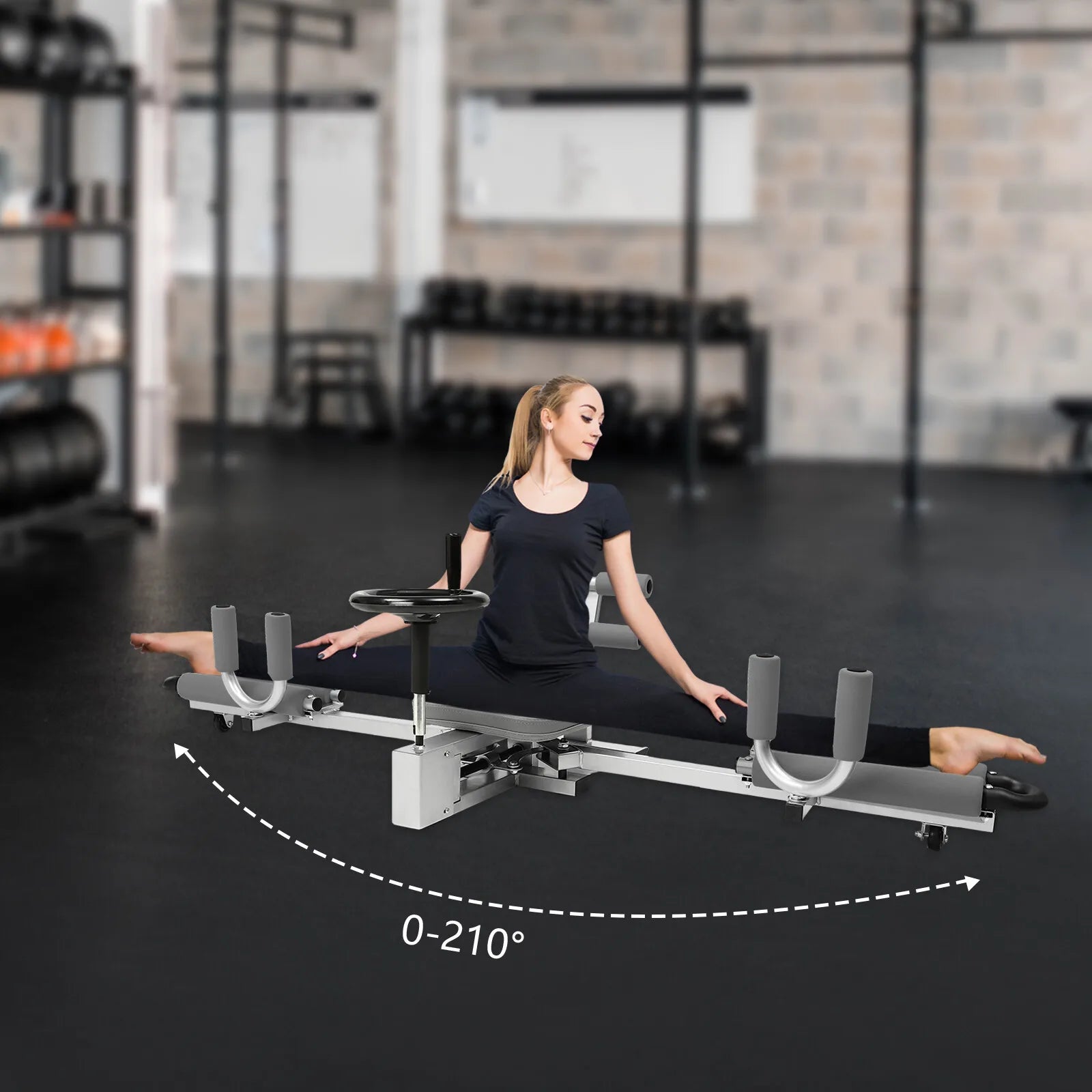 0-210° Angle Leg Stretcher – Adjustable Splits & Flexibility Training Machine