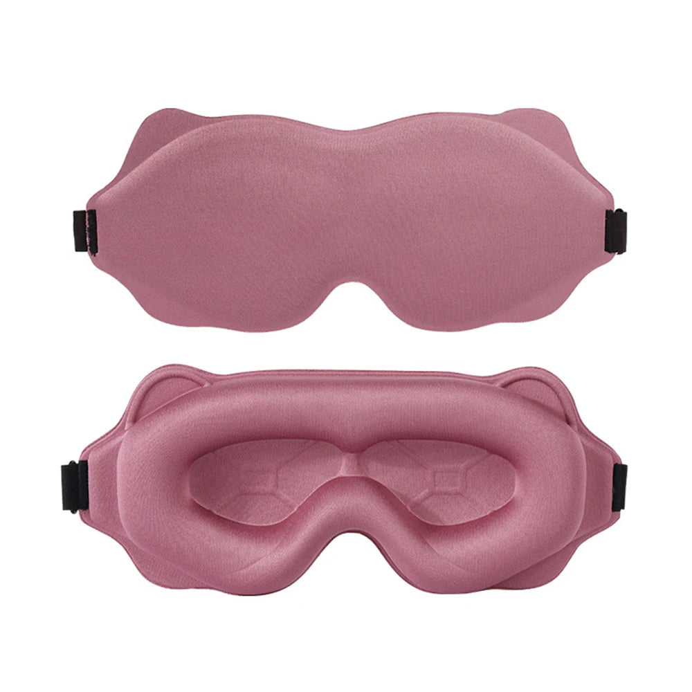 3D Sleep Mask – Soft Padded Light-Blocking Eye Shade
