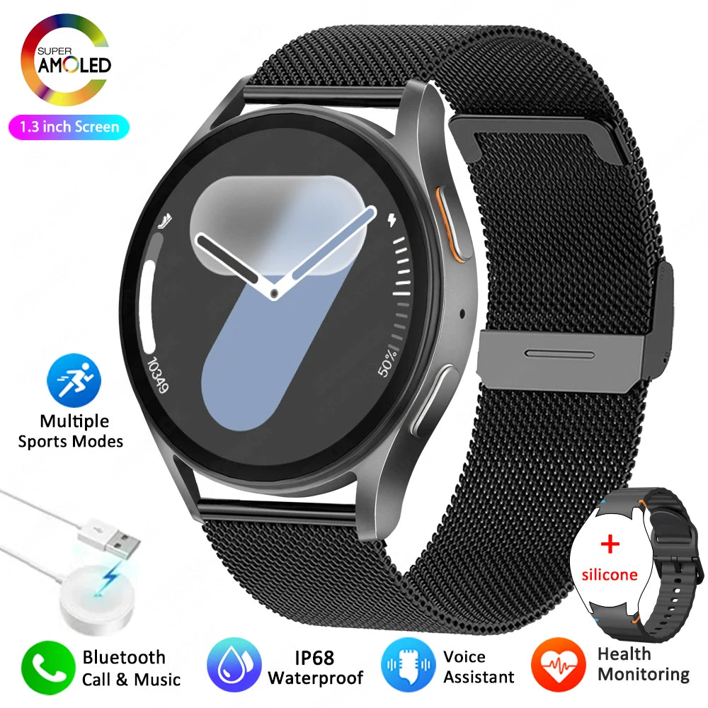 Galaxy Watch 7 Smartwatch – HD AMOLED, Fitness Tracker, Waterproof, Bluetooth Calls